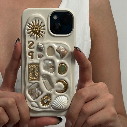 Celestial | Custom Handmade Mosaic Shell Phone Case for iPhone and Android