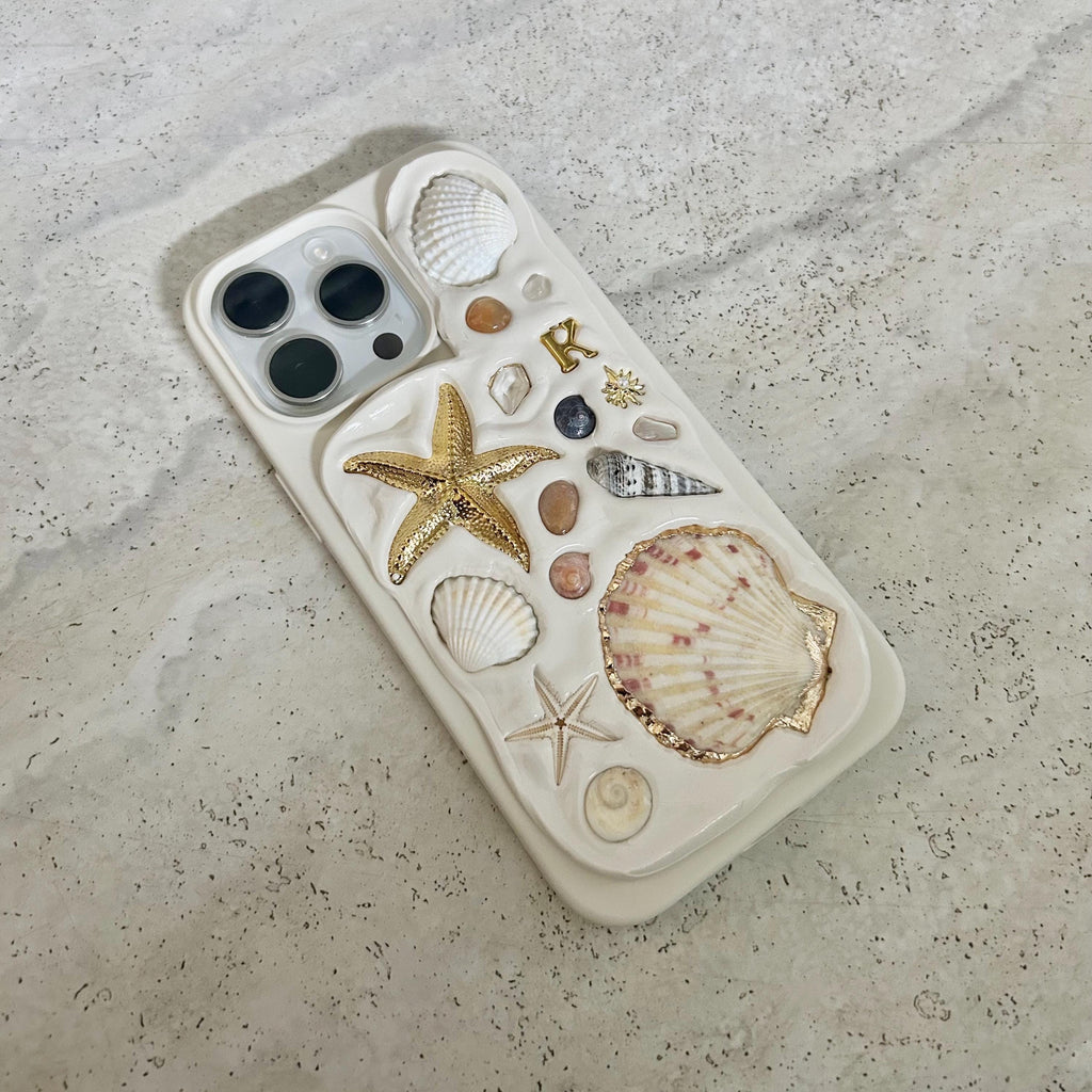 Coastal | Custom Handmade Mosaic Shell Phone Case for iPhone and Android