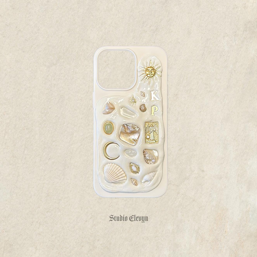 Celestial | Custom Handmade Mosaic Shell Phone Case for iPhone and Android
