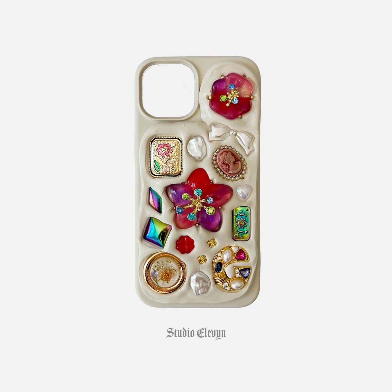 Fairy | Custom Handmade Mosaic Charm Phone Case for iPhone and Android