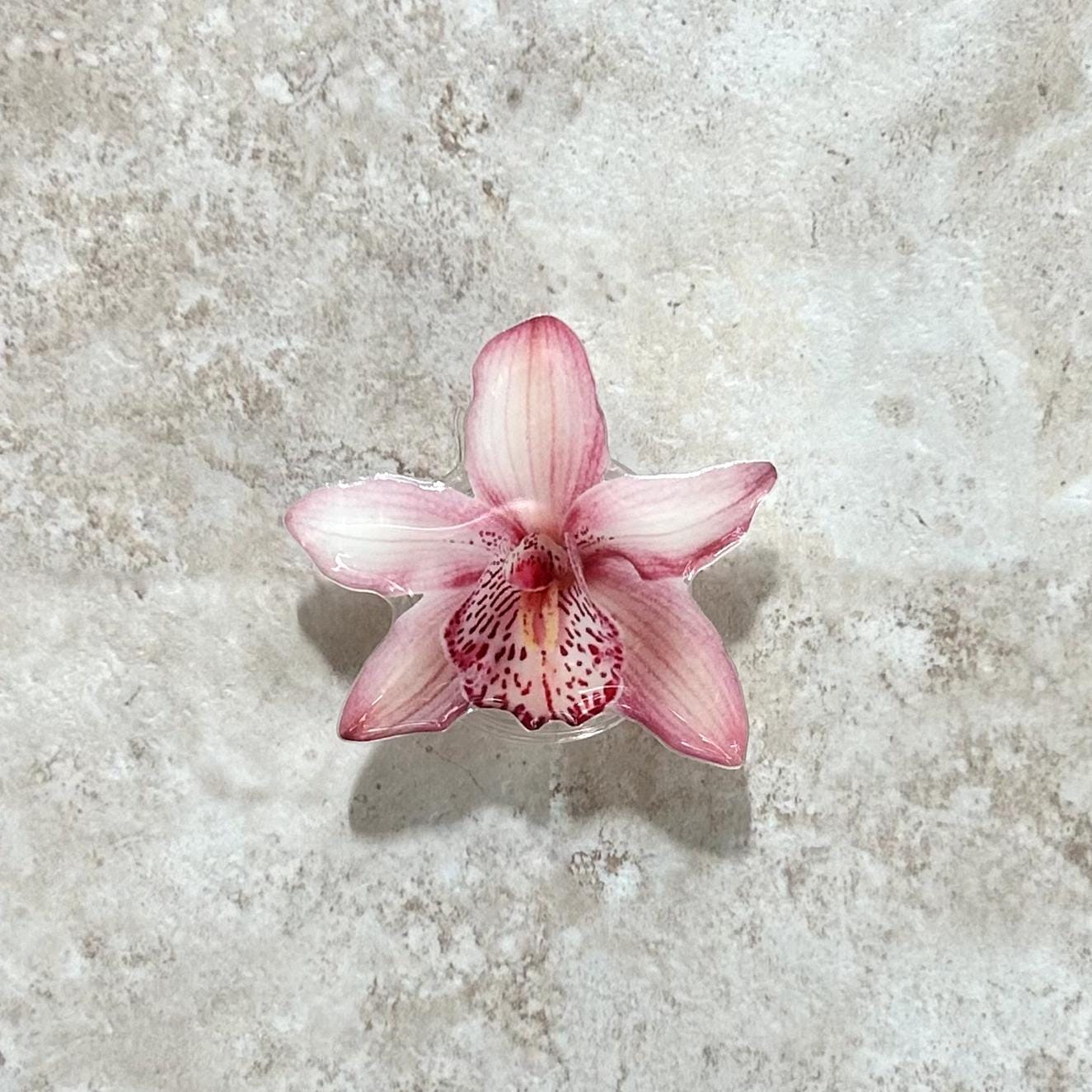 Orchid Flower Phone Grip