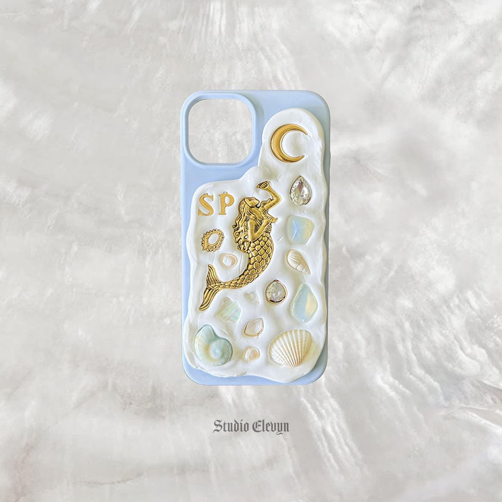 Siren | Custom Handmade Mosaic Charm Phone Case for iPhone and Android
