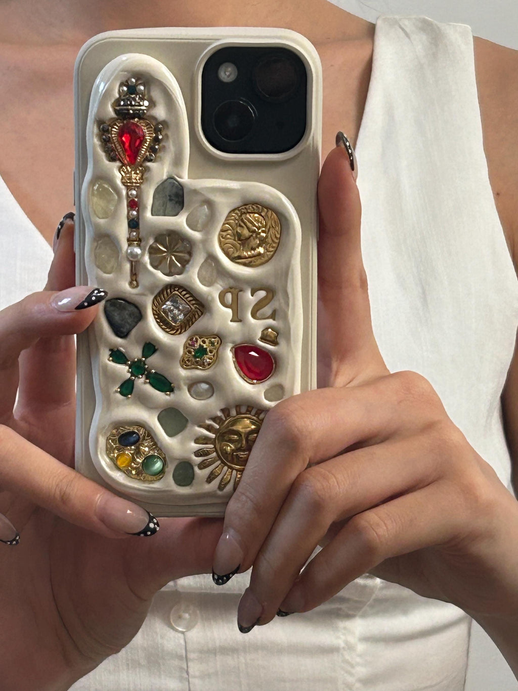 Royalty | Custom Handmade Mosaic Charm Phone Case for iPhone and Android